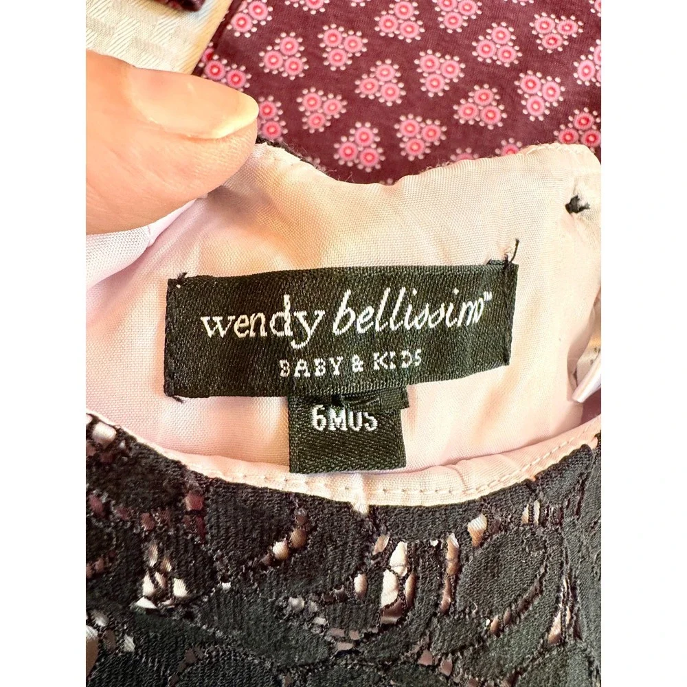 Baby Girl Holiday Dress Bundle‎ Tea Collection Gap Wendy Bellissimo 3-12M 4pc